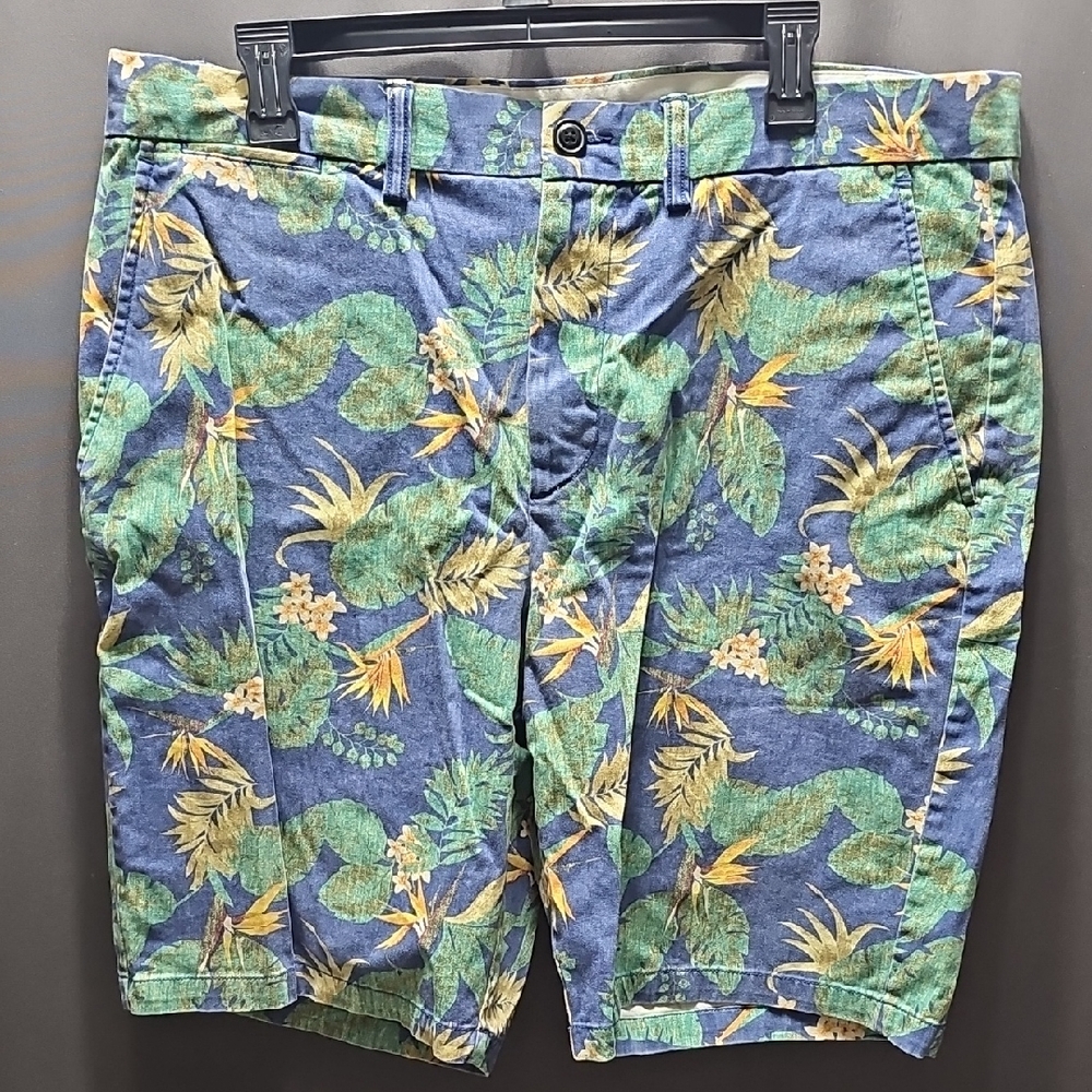 Old Navy Blue Floral Print Shorts